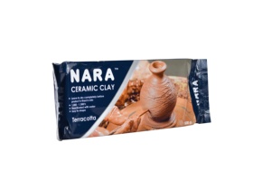 NARAセラミック粘土-1.10lbs、 (テラコッタ) 、陶器用粘土、タイ天然モデリング粘土 | セラミックの作成、彫刻に最適 - Product Image 2