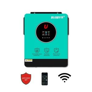 Inversor solar híbrido de 6200W, controlador de carga solar de 48V, 120A, MPPT, monofásico, salida de CA de 6KW, 25KW, 30KW, capacidad nominal de 5000W - Product Image 2
