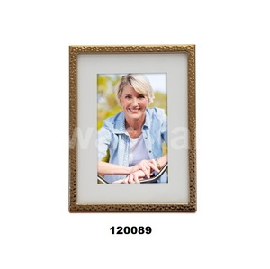 Pirinç dövülmüş Metal resim 6x8 "çerçeve görüntüler Mat veya 6x8 inç Mat masa üstü fotoğraf çerçevesi olmadan 4x6 inç fotoğraf - Product Image 1