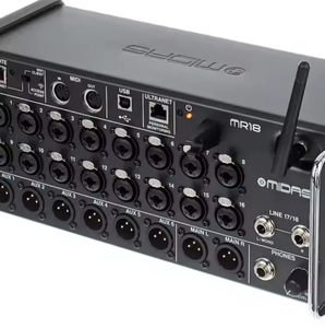 Midass MR18 Controlador de DJ de audio profesional Mezclador controlado por tableta Mezclador de consola de plástico con función MP3 - Product Image 1