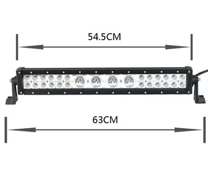 ไฟหน้ารถออฟโรด <span class=keywords><strong>LED</strong></span> 21 "-50" ไฟสปอตไลท์สีขาว112W-264W สำหรับรถจี๊ปรถบรรทุกหลังคารถออฟโรด