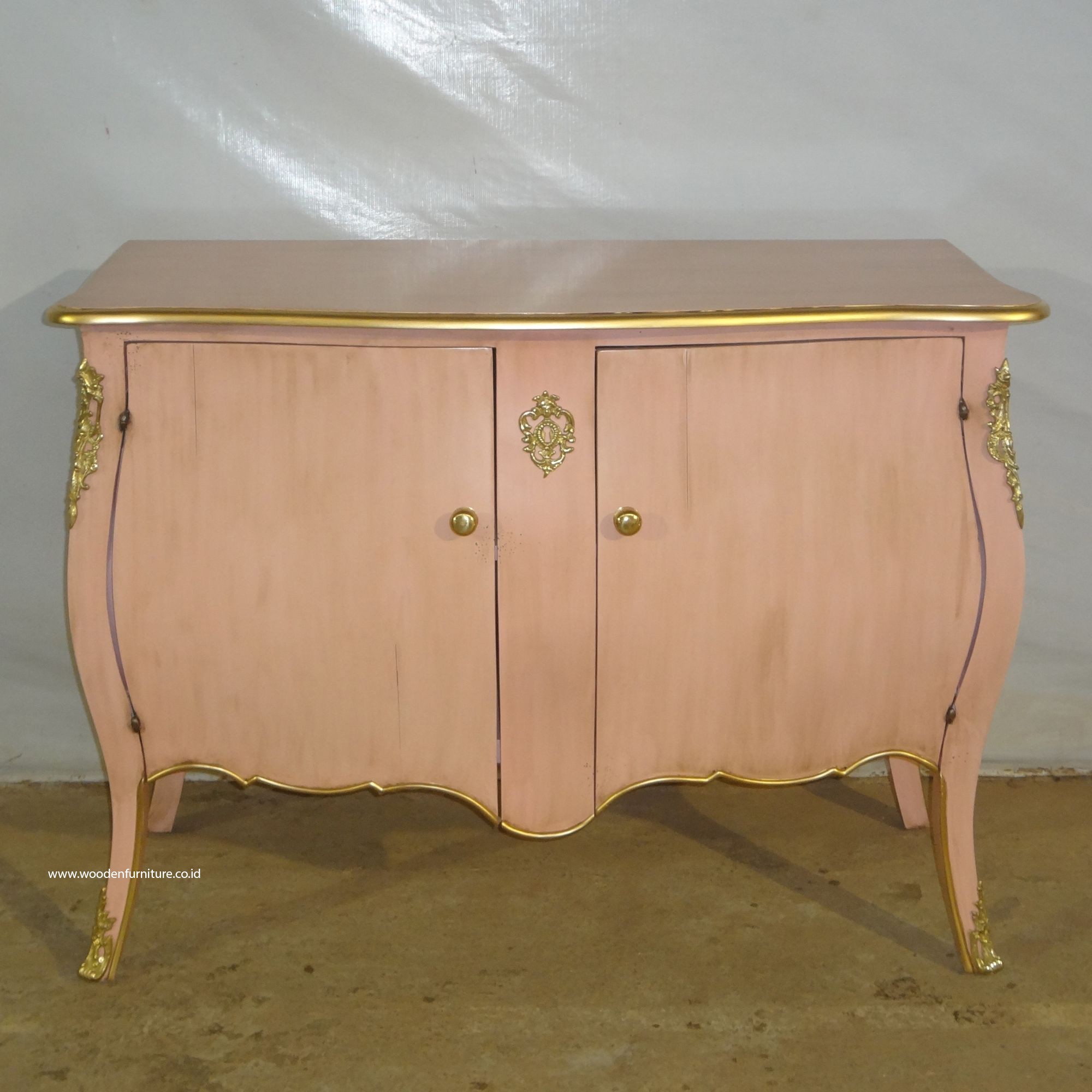 Or Antique + Peach Peint