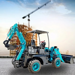2200kg Earth-moving Construction Building Machinery New Design Earth Moving Multi <strong>Function</strong> New Mini Backhoe Excavator Loader - Product Image 1