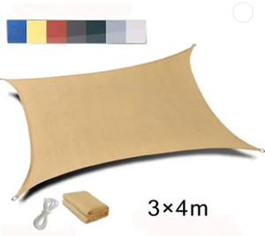 Kare gölge yelken ağır güçlü kalite Net tarım ağacı güneş koruma için gölgelik - Product Image 2