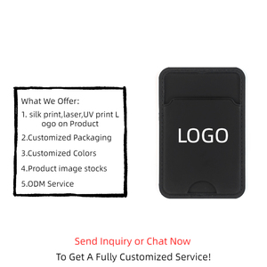 กาวผู้ถือบัตรโทรศัพท์,ซิลิโคนStick-Onกระเป๋าสตางค์IDผู้ถือบัตรโทรศัพท์มือถือกระเป๋าสําหรับIPhone 13 - Product Image 2