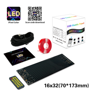 16*32 IP65 LED Matrix Pixel Panel USB-Auto anzeige Flexibler Bildschirm LED-Werbe bildschirm Bluetooth APP-Steuerung für Auto und Anzeige - Product Image 2