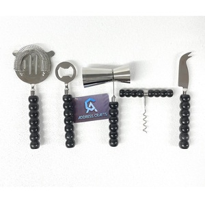 Fabrika toptan fiyat Bar araçları kokteyl süzgeç bıçak şişe açacağı çift <span class=keywords><strong>Jigger</strong></span> <span class=keywords><strong>SS</strong></span> reçine Bar araçları ev otel restoran