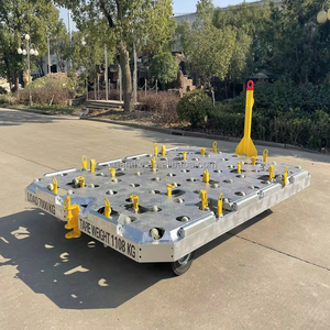 10ft GW thương hiệu sân bay máy bay Pallet Dolly <span class=keywords><strong>Trailer</strong></span> <span class=keywords><strong>container</strong></span> cho <span class=keywords><strong>LD1</strong></span> LD2 LD3 Pallet sản xuất tại Thượng Hải - Product Image 4