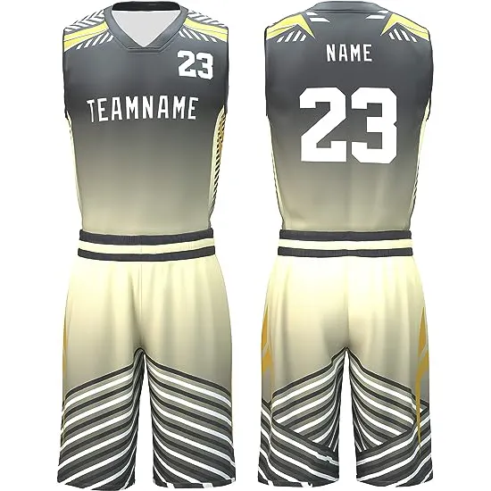 Nueva llegada último diseño logotipo personalizado entrenamiento ropa deportiva equipo 3D sublimación Color sólido transpirable baloncesto uniformes
