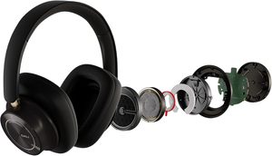 IO-12หูฟัง Hi-Fi ไร้สาย/แบบมีสายพร้อม ANC, บลูทูธ aptX และ SMC ไดร์เวอร์เทคโนโลยีจดสิทธิบัตรแบตเตอรี่35ชั่วโมง - Product Image 5
