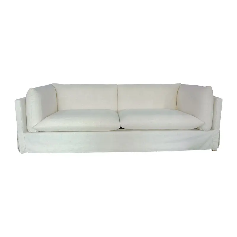 Hot Sale Home Furniture American Style Living Room Slipcover Dois Assentos-Almofada Sofá