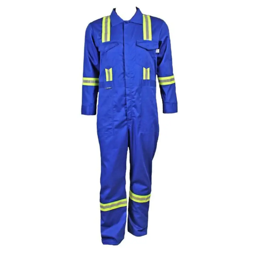 Fabrika kaynağı iş elbisesi alev dayanıklı FRC FR endüstriyel yangın geciktirici tulum 2023