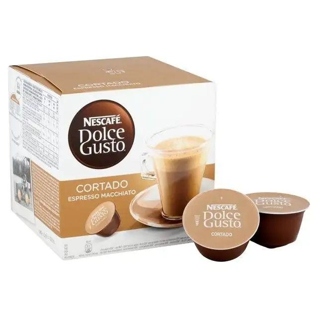 Nestle Nescafe Dolce guscafe au Lait كبسولة 16 إلى 3g