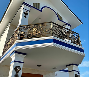 Şık, dayanıklı tasarımlara sahip küçük ve geniş balkonlar için mükemmel Modern balkon korkulukları - Product Image 6