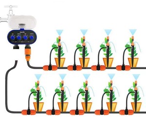Smart Timer acqua due prese di irrigazione digitale da giardino Controller per irrigazione a goccia avanzata - Product Image 5