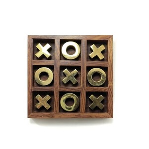 儿童木制XO游戏经典井字游戏家庭学习和乐趣 - Product Image 6