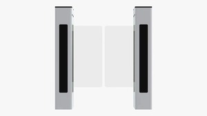 Neueste Produkte Rfid Gesichts erkennung Finger abdruck Swing Gate Barrier Zugangs kontrolle Swing Drehkreuz - Product Image 3