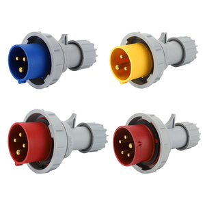 IP67 Waterproof Industrial Nylon Socket <strong>Plug</strong> <strong>16A</strong> 32A 4H 6H 9H 220v 110v Panel Wall Socket <strong>3p</strong> 4p 5p Male <strong>Plug</strong> Coupler Socket - Product Image 1