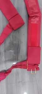 High Quality Custom Satin Waist <strong>Sashes</strong> Red Ribbon Printed Plain Band for Weddings Ceremonial Duties-Disposable Chair Decorations - Product Image 3