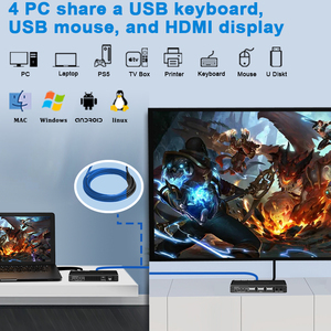 HDBaseT HDMI扩展器120m KVM红外通过接收器发射器4k60hz 1080p 60hz TX RX HDMI KVM扩展器