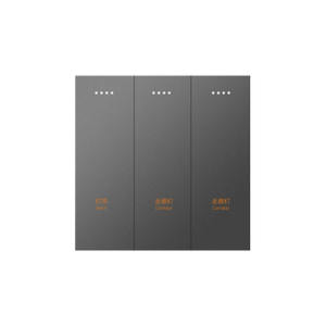 Anjielo Smart Zigbee Interruptor táctil de 4 vías para EU/UK 240V Capacidad máxima 10A/16A SmartLife App Compatible ABS/PC Interruptor de luz
