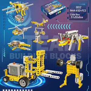 Set di giocattoli con stelo tecnico scientifico didattico per ingegneri meccanici che programmano Robot intelligente e programmabile Set di blocchi di costruzione - Product Image 5