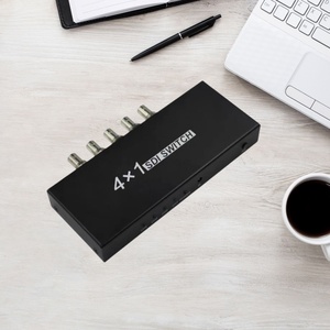 Conmutador de video BNC 4x1 Conmutador distribuidor 3G/HD/2. 2. 2. 1/2
