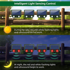 לוגו מותאם אישית repelline בעלי חיים חווה עם אור אדום הוביל אור לנהוג משם repeller בעלי חיים אולטרה סאונד - Product Image 3
