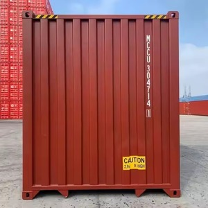 מיכל משלוח עמיד 10ft פלדה ומכל למכירה ארוגה מאובטחת בית חנות פתרונות אחסון מהיר משלוח מהיר