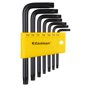 Ev ve otomotiv kullanımı için 7 yıldızlı Allen Keys T10 ila T40 Set kullanışlı el aletleri paketi Eastman - Product Image 5