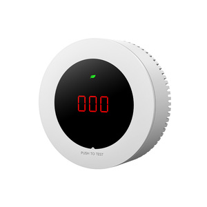 Thông minh ZigBee co Detector với LCD hiển thị thời gian thực giám sát 3V Pin điện âm thanh hình ảnh báo động - Product Image 4