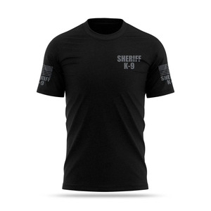 Sheriff K9メンズパフォーマンスTシャツレギュラーフィット軽量半袖カスタム昇華 - Product Image 1