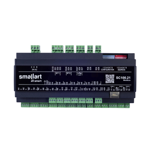 SC100 Programmable <strong>Controller</strong> Without Display 8AI (0-10V)-6AO-13PI (NTC10K DI)-8DI-9DO <strong>Modbus</strong> RTU-<strong>TCP</strong>/IP 24V AC Supply - Product Image 1