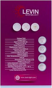 Levin Germany LED Bulb 50W, Cool Daylight 6500K, Energy Efficient, Long-Lasting LED <strong>Light</strong> with High Lumen Output . - Product Image 3