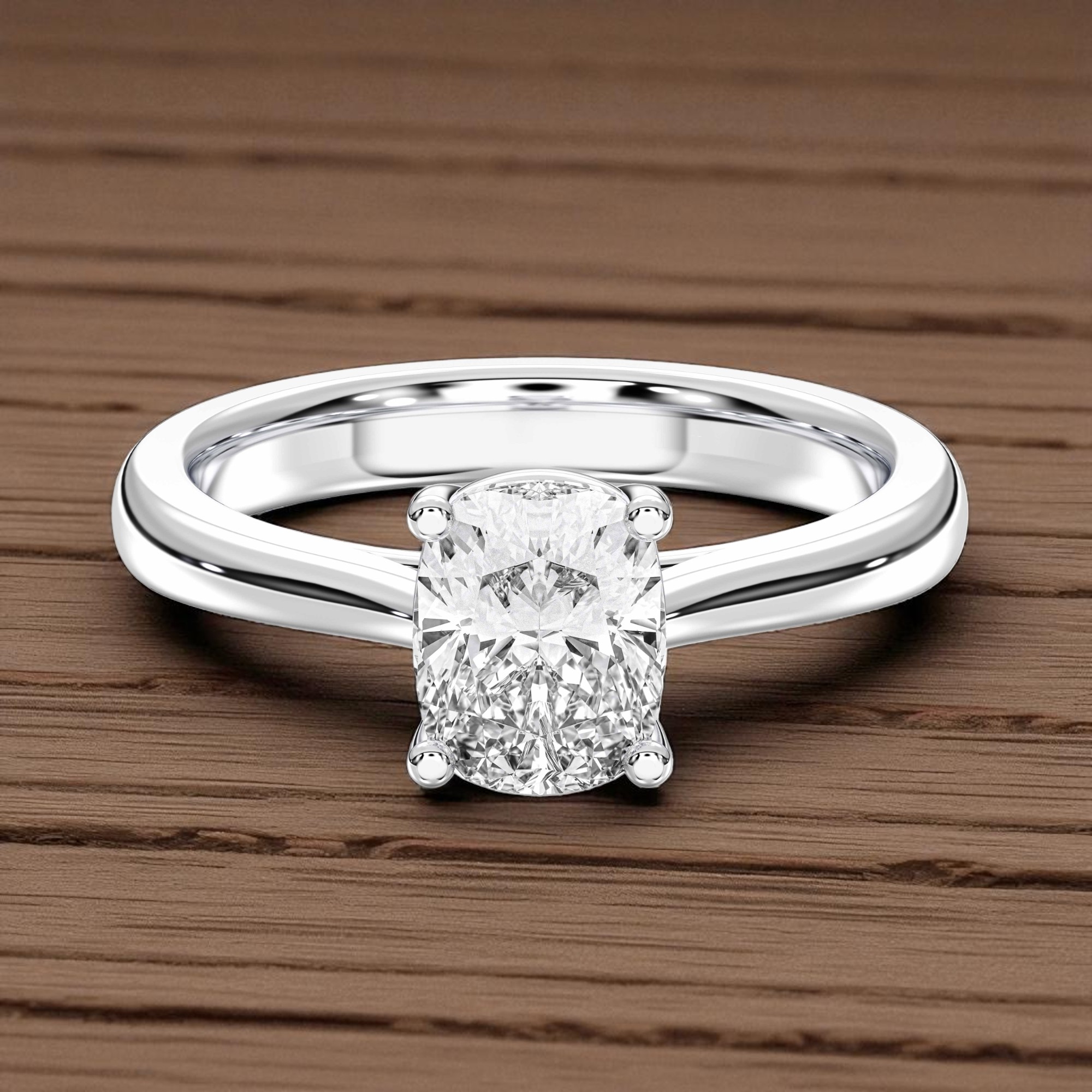14K White Gold