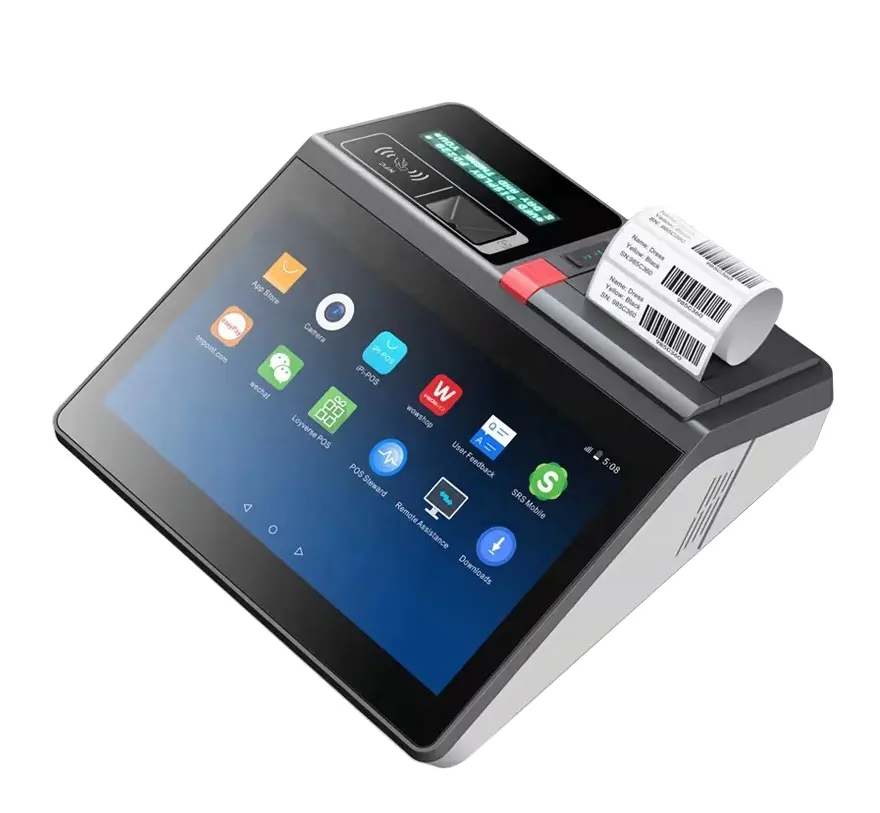 H1116 Touchscreen-System hardware All-in-One-Pos-Terminal maschinen 11,6-Zoll-Android-Tablet-POS mit Barcode-Scanner drucker