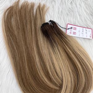 Vietnamese Remy Virgin <strong>Human</strong> Hair Extensions Best Quality <strong>Easy</strong> Styling Balayage Color Straight Weaving Styles - Product Image 5