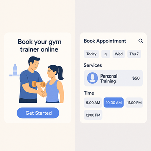 Online Gym Trainer Booking Software-Conveniently Schedule Personal Training Sessions From Your Mobile <strong>Device</strong> - Product Image 1