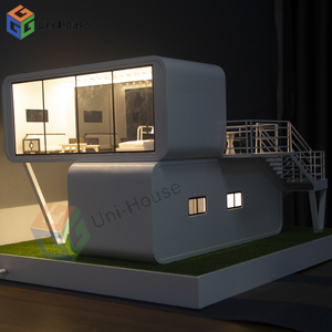 Lüks mobil açık elma kabin modüler aile prefabrik konut tam konteyner ev modeli satış - Product Image 6