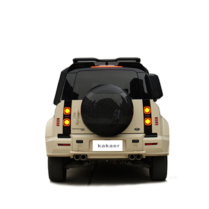 Range rover defender için iyi teçhizat geniş bodykit ön dudak arka difüzör ve kaput için land rover defender bodykit facelift - Product Image 5
