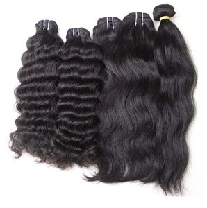 カーリーヒューマンナチュラルヘアエクステンションと生毛工場から卸売価格で入手可能非常に厚く健康的なボトム