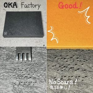 オカファクトリープレミアムジャパニーズグレインフローパンチボードツールレザーパンチングプレートレザークラフト用品
