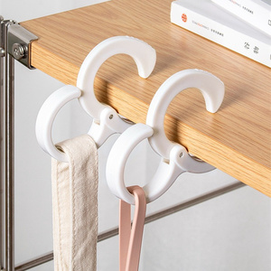 义乌s型塑料多功能可调强力挂钩衣柜s形挂钩塑料挂钩 - Product Image 3