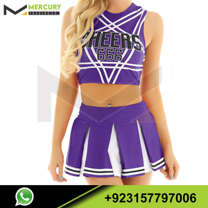 Toptan özel süblimasyon amigo üniforma okul tezahürat kız amigo üniforma - Product Image 3