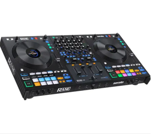 Nueva llegada RAN E DJ cuatro controlador de audio profesional avanzado consola de música alimentada con vástagos de cuatro canales - Product Image 1