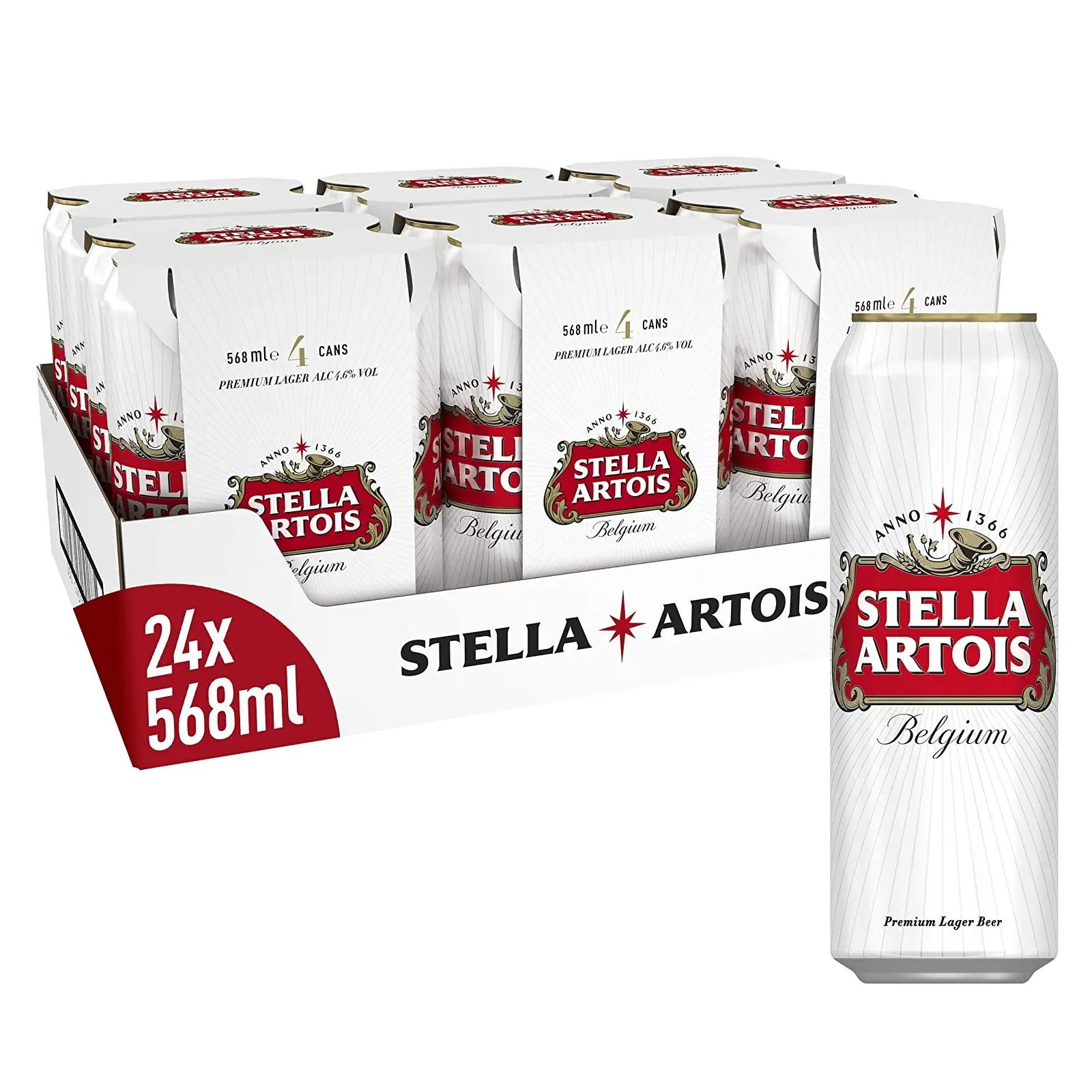 Hochwertiges Stella Artois Bier in Dosen / Flaschen zu niedrigem Preis
