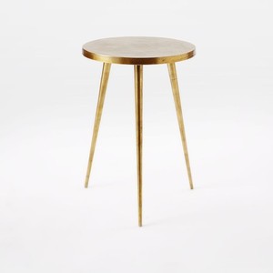 Mesa auxiliar de café redonda para sala de estar con tapa de mármol, mesa de centro de Metal multifuncional de diseño de lujo de Venta caliente elegante - Product Image 2
