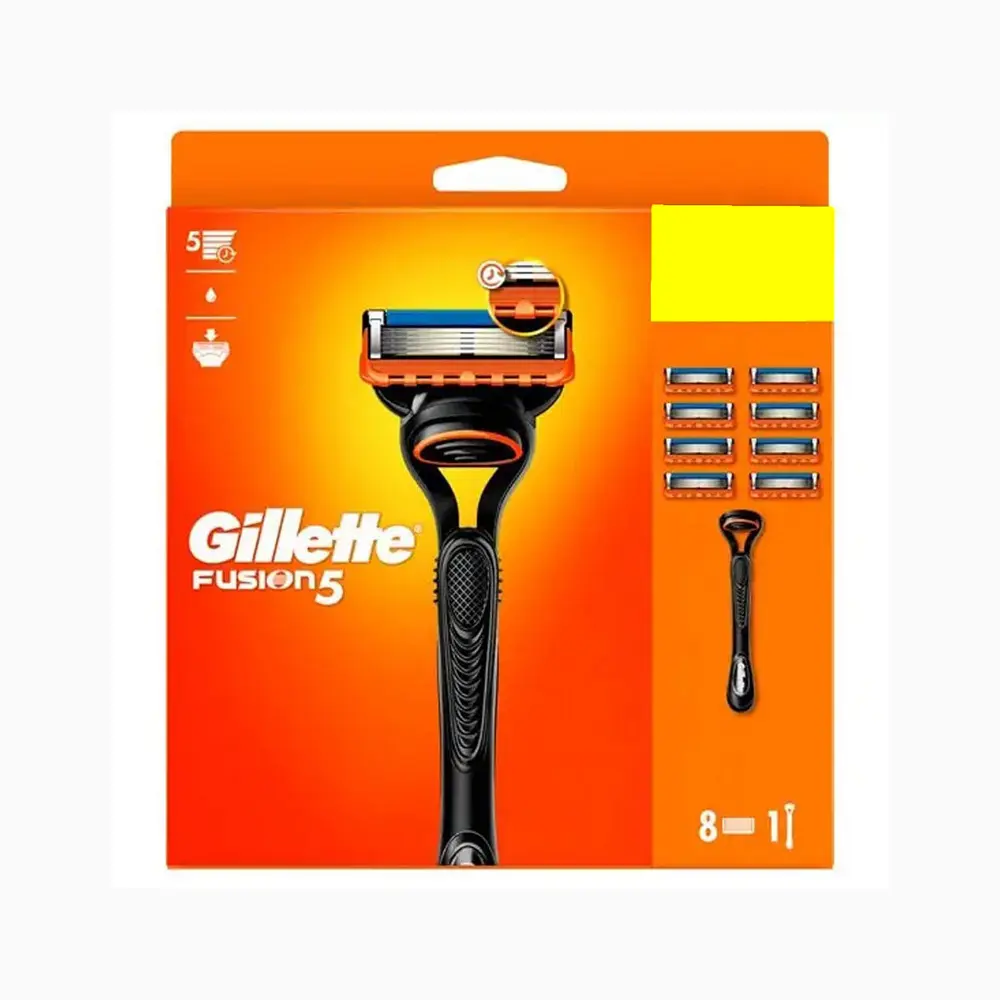 Affilatrice lama di rasoio e detergente compatibile con Gillette Fusion 5