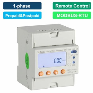 Acrel ADL100-EYNK monofase contatori energia prepagati Max 60A ingresso RS485 Modbus-RTU telecomando per edificio dormitorio scuola - Product Image 2