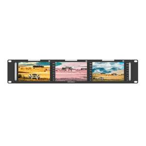 Feelworld T51 PLUS-H 5.5&quot; 2RU Rackmount Monitor Full HD 4K HDMI AV <strong>Input</strong> and <strong>Output</strong> 5inch Triple Monitor Rack - Product Image 6